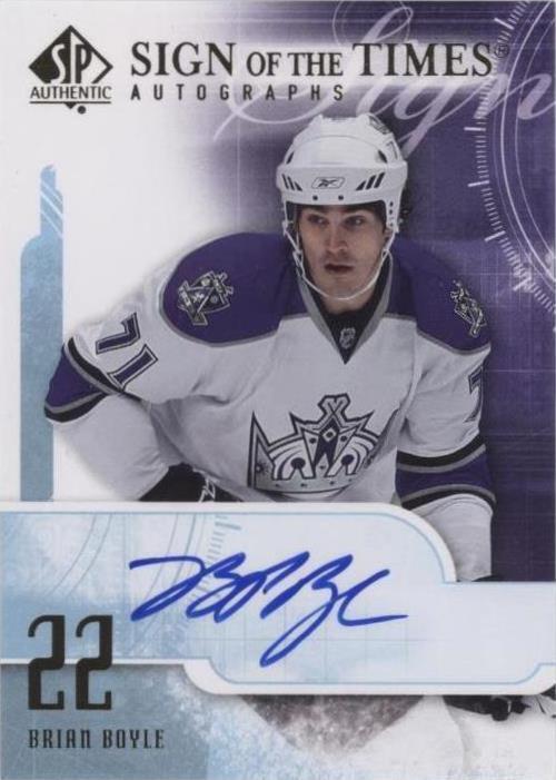 2008-09 SP Authentic - Brian Boyle #ST-BB
