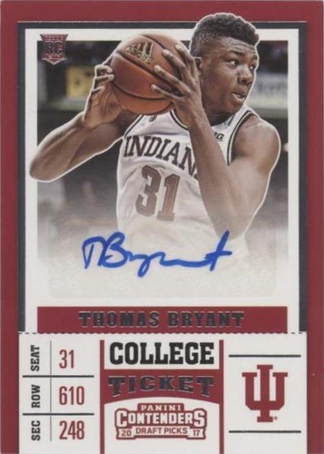 2017-18 Panini Contenders Draft Picks - Thomas Bryant #83