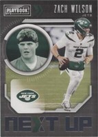 2021 Panini Playbook Zach Wilson #NXT-ZWI