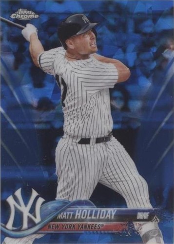 2018 Topps Chrome Sapphire Edition - Matt Holliday #435