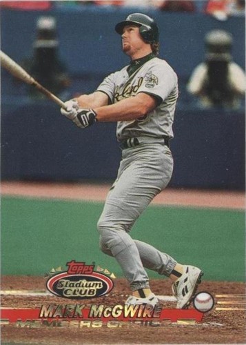 1993 Topps Stadium Club - Mark McGwire #595