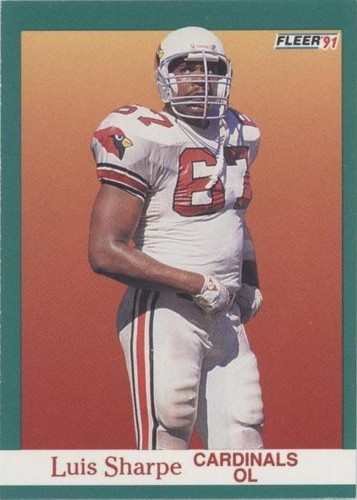 1991 Fleer Luis Sharpe #348