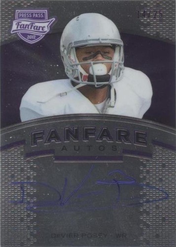 2012 Press Pass Fanfare DeVier Posey #FF-DP2