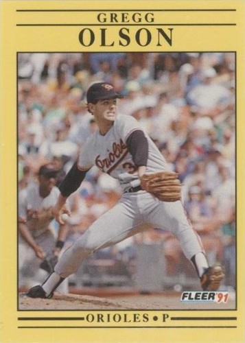 1991 Fleer - Gregg Olson #486