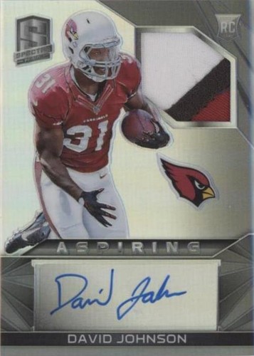 2015 Panini Spectra David Johnson #AJA-DAJ