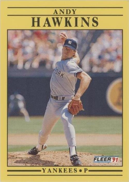 Fleer 1991 - Andy Hawkins #666