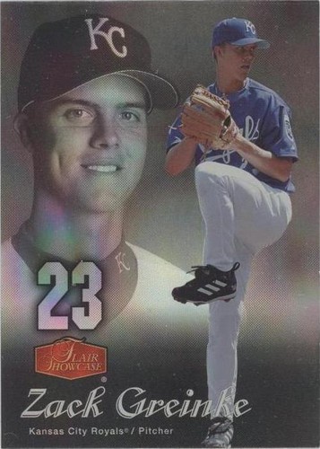 2006 Flair Showcase #117 Zack Greinke /150 Field Box Legacy 