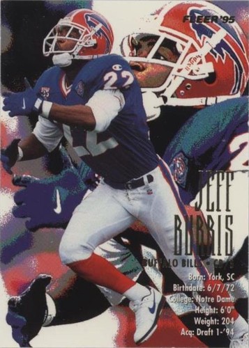 1995 Fleer Jeff Burris #30