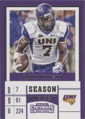 2017 Panini Contenders Draft Picks David Johnson #24