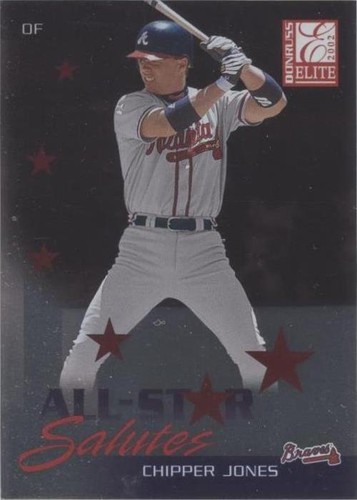 2002 Donruss Elite - Chipper Jones #AS 11