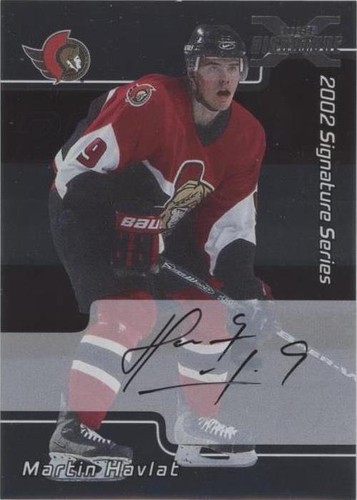 2002-03 In the Game Be A Player Signature Series - Martin Havlat #140