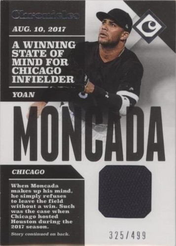 2017 Panini Chronicles - Yoan Moncada #CS-YM