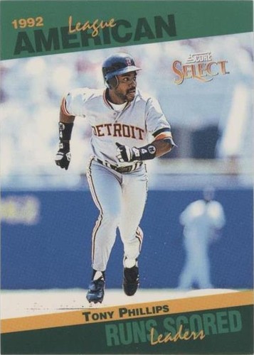 1993 Score - Tony Phillips #37