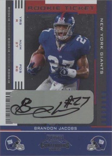 2005 Playoff Contenders Brandon Jacobs #110