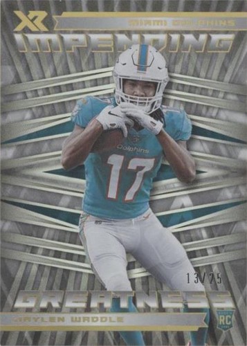2021 Panini XR Jaylen Waddle #IMG6