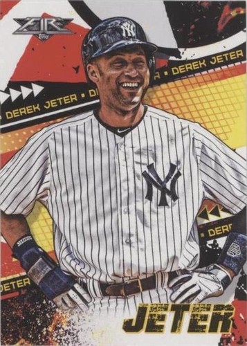 2022 Topps Fire - Derek Jeter #114