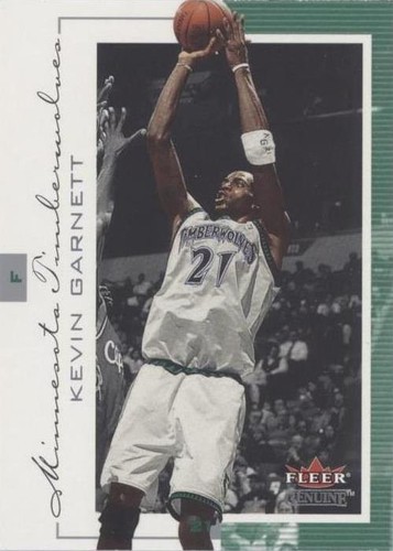 KEVIN GARNETT 2000-01 Fleer E-X #50 Essential Credentials Now 122 