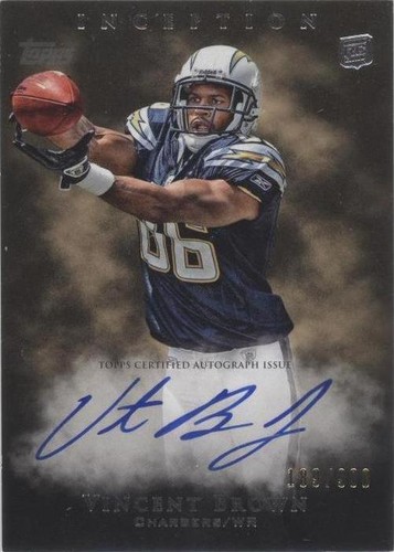 2011 Topps Inception Vincent Brown #129