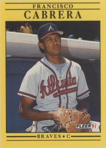 1991 Fleer - Francisco Cabrera #684