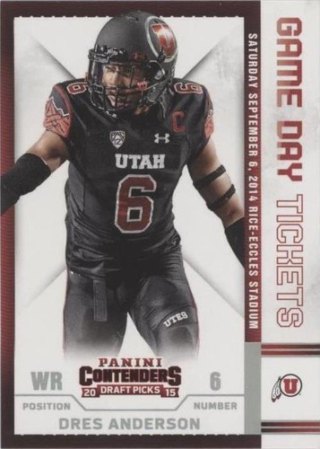 2015 Panini Contenders Draft Picks Dres Anderson #17