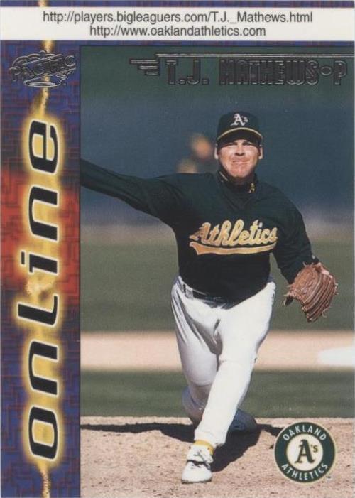 1998 Pacific Online - T.J. Mathews #537