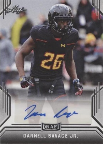 2019 Leaf Draft Darnell Savage Jr. #BA-DSJ