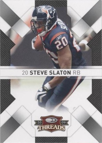 2009 Donruss Threads Steve Slaton #40