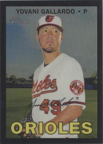 2016 Topps Heritage High Number - Yovani Gallardo #THC-611