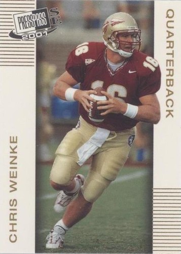 2001 Press Pass SE Chris Weinke #5