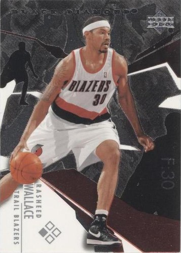 2003-04 Upper Deck Black Diamond - Rasheed Wallace #30