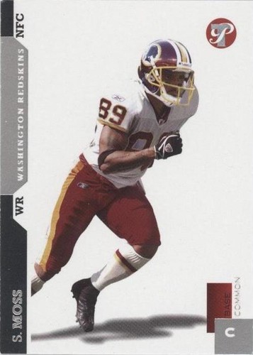 2005 Topps Pristine Santana Moss #55