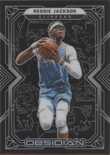 2021-22 Panini Obsidian - Reggie Jackson #82