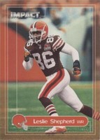 2000 Skybox Impact Leslie Shepherd #25