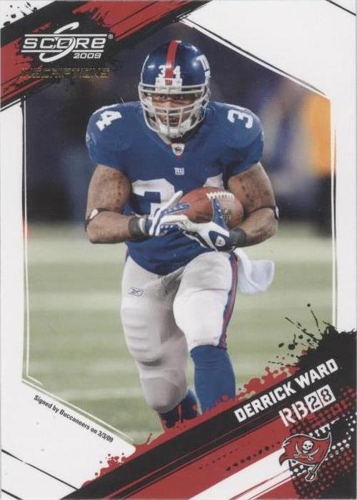 2009 Score Inscriptions Derrick Ward #194