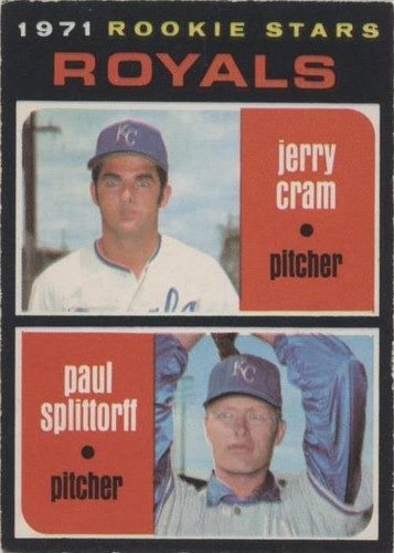 1971 O-Pee-Chee - Jerry Cram Paul Splittorff #247