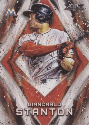 2017 Topps Fire - Giancarlo Stanton #168