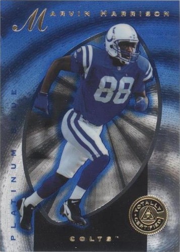 1997 Pinnacle Totally Certified Marvin Harrison #109