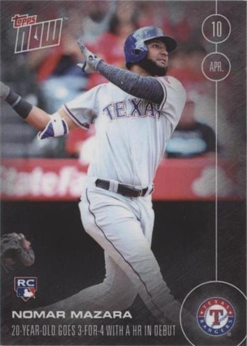 2016 Topps Now - Nomar Mazara #12