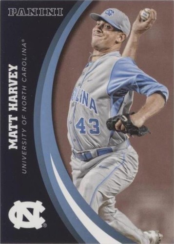 2016 Panini North Carolina Tar Heels - Matt Harvey #27