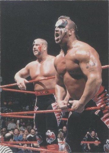 1998 Comic Images WWF Superstarz - Road Warrior Animal Road Warrior Hawk Road Warriors #58