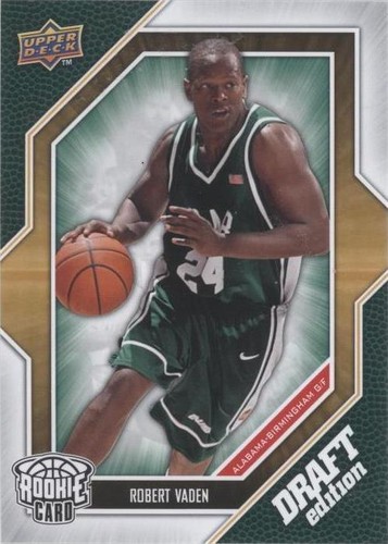 2009-10 Upper Deck Draft Edition - Robert Vaden #48