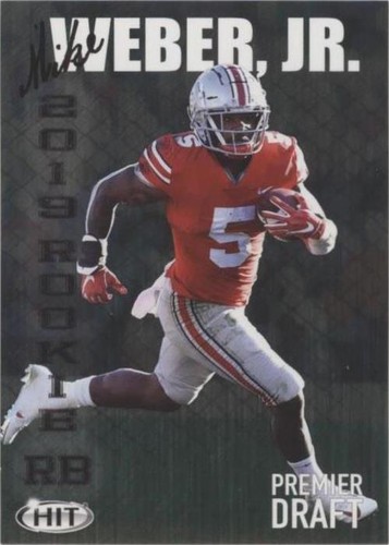 2019 Sage Hit Premier Draft Mike Weber #5