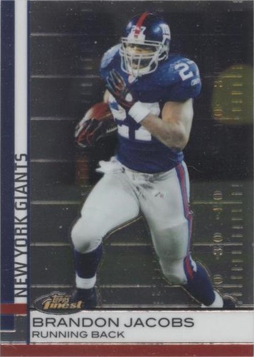 2009 Topps Finest Brandon Jacobs #17