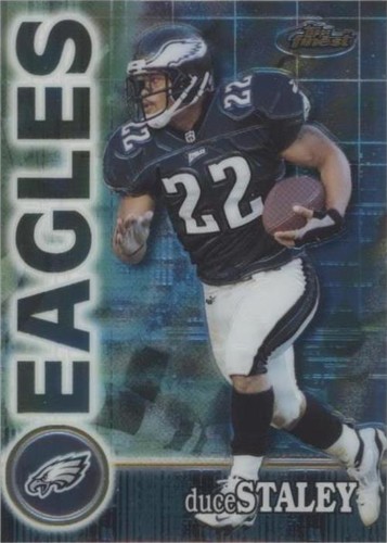 2000 Topps Finest Duce Staley #125