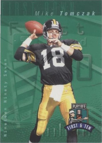 1997 Playoff First & Ten Mike Tomczak #18