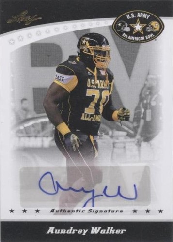 2011 Leaf U.S. Army All-American Bowl Aundrey Walker #BA-AW1
