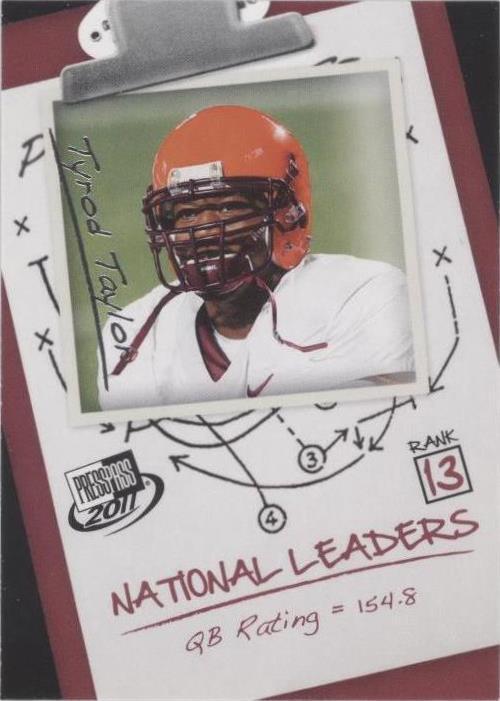 Press Pass Tyrod Taylor #62 2011