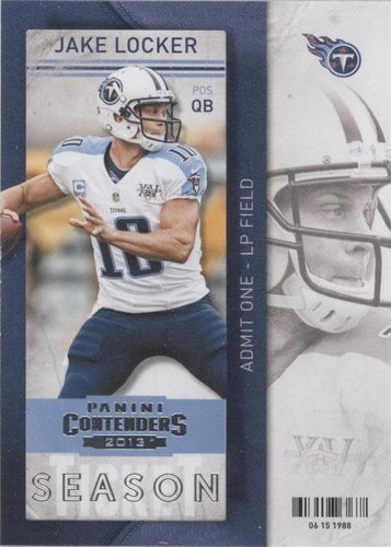 2013 Panini Contenders Jake Locker #95
