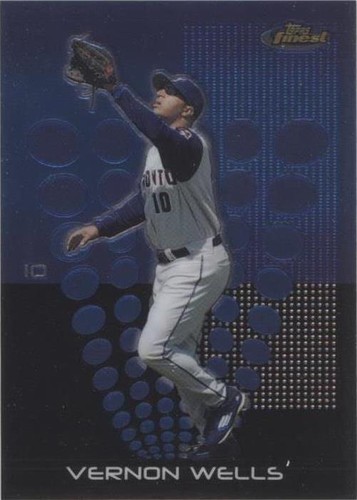 2004 Topps Finest - Vernon Wells #25