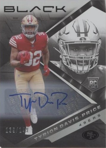 2022 Panini Black Tyrion Davis-Price #127